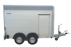 Remorque fourgon polyester
